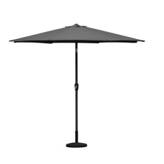 Katie Blake Sturdi 2.5m Crank Round Parasol Grey