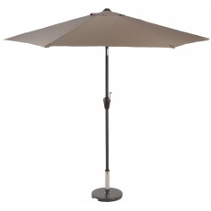 Katie Blake Sturdi 3m Crank Round Parasol Taupe