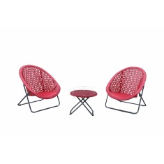 TOBS Garden Bistro Set - Chilli Red