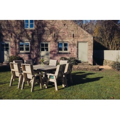 Churnet Valley Ergo 8 Seater Square Set - 8 x Chairs