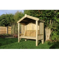Churnet Valley Cottage Arbour Fully Enclosed 3 Seater