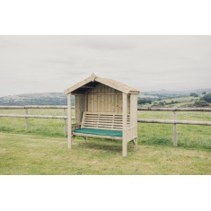 Churnet Valley Cottage Arbour Fully Enclosed 3 Seater