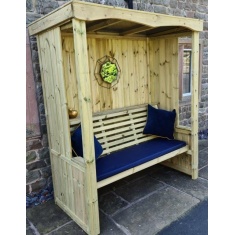 Churnet Valley Four Seasons 3 Seater Arbour Churnet Valley Four Seasons 3 Seater Arbour