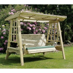 Otterburn patio porch swing with stand online winston porter cushion