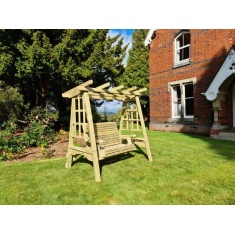 Churnet Valley Pergola Swing 2 Seater Churnet Valley Pergola Swing 2 Seater