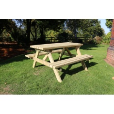 Churnet Valley Deluxe Picnic Table 1.5m