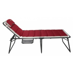 Quest Leisure Bordeaux Pro Lounge Bed With Side Table