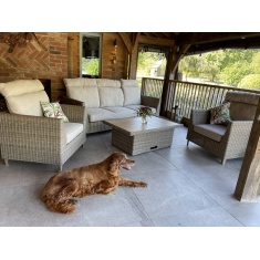 Lifestyle Garden Bermuda Light High Back Lounge Set