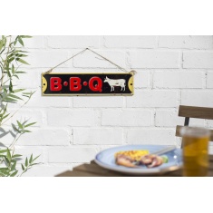 La Hacienda BBQ Garden Sign