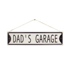 La Hacienda Dad's Garage Garden Sign La Hacienda Dad's Garage Garden Sign