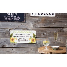 La Hacienda I'm Outdoorsy Metal Sign