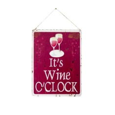 La Hacienda It's Wine O'Clock Garden Sign La Hacienda It's Wine O'Clock Garden Sign