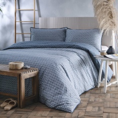 Appletree Orson Ink Blue Duvet Set