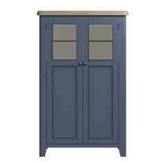 Hexham Painted Blue Drinks Cabinet