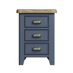 Hexham Painted Blue Bedside Cabinet