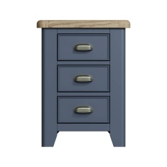 Hexham Painted Blue Large Bedside Cabinet