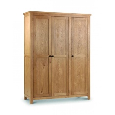 Julian Bowen Marlborough Oak 3 Door Wardrobe