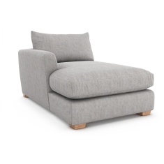 Freddie Fabric 1 Seater Chaise Unit With 1 Arm Freddie Fabric 1 Seater Chaise Unit With 1 Arm