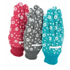 Town & Country Ladies Triple Pack Gloves Cotton Town & Country Ladies Triple Pack Gloves Cotton