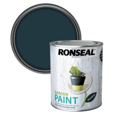 Ronseal Garden Paint Blackbird 0.75L