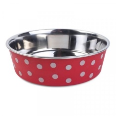 Zoon Pet Bella Bowl Red Polka Zoon Pet Bella Bowl Red Polka