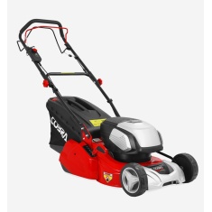 Cobra RM43SP80V Cordless/Battery Self Propelled 43cm Twin 40v Rotary Rear Roller Lawnmower