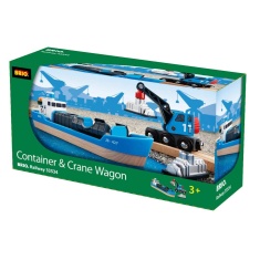 BRIO Freight Ship and Crane 33534