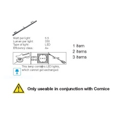 Wiemann Cambridge LED Clip On Lights - 2 Pack