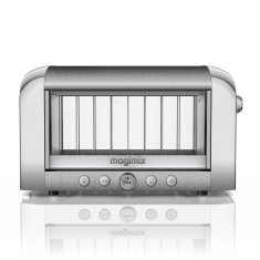 Magimix Vision Long Slice Toaster - Stainless Steel & Glass Magimix Vision Long Slice Toaster - Stainless Steel & Glass