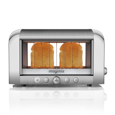 Magimix Vision Long Slice Toaster - Stainless Steel & Glass