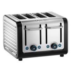 Dualit 4 Slice Architect Toaster - Black & Brushed Stainless Steel Dualit 4 Slice Architect Toaster - Black & Brushed Stainless Steel