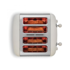 Dualit Lite 4 Slice Toaster - Canvas White