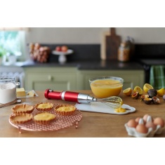 KitchenAid 5KHBBV83BCA Artisan 180W Cordless Hand Blender - Candy Apple