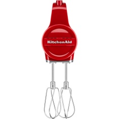 KitchenAid 5KHMB732BER 16W Cordless Hand Mixer - Empire Red