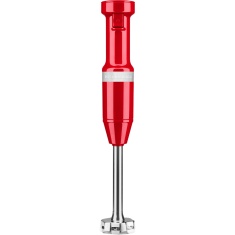 KitchenAid 5KHBV83BER 180W Corded Hand Blender + Accessories - Empire Red