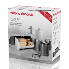 Morphy Richards Accents 6 Piece Storage Set Titanium