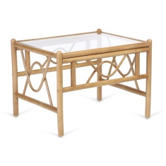 Desser Bali Coffee Table & Glass Desser Bali Coffee Table & Glass