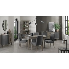 Markham 140cm/185cm Extending Dining Table - Silver Grey Markham 140cm/185cm Extending Dining Table - Silver Grey
