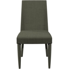 Markham Silver Grey Upholstered Chair - Slate Grey Fabric (Pair)