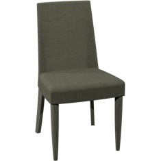 Markham Silver Grey Upholstered Chair - Slate Grey Fabric (Pair)