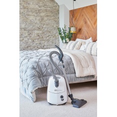 Sebo 92621CI Airbelt E1 Arctic Cylinder Vacuum Cleaner - White