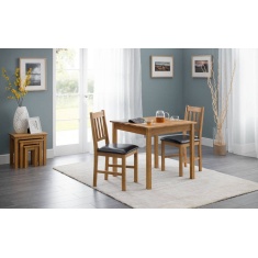 Julian Bowen Coxmoor Oak Square Dining Table