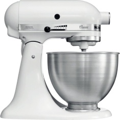 KitchenAid 5K45SSBWH Stand Mixer - White