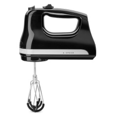 KitchenAid 5KHM6118BOB 6 Speed Hand Mixer Flex Edge - Onyx Black KitchenAid 5KHM6118BOB 6 Speed Hand Mixer Flex Edge - Onyx Black