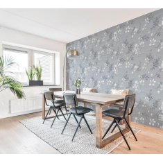 Arthouse Jardin Floral Grey Wallpaper