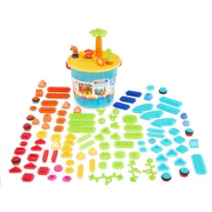 Bristle Blocks 128pc Jungle Adventure Bucket