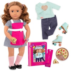 Our Generation Isa 46cm Posable Cooking Doll & Book