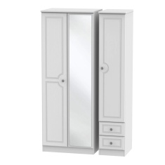 Nocton Tall Triple Mirror + Drawer Wardrobe Nocton Tall Triple Mirror + Drawer Wardrobe