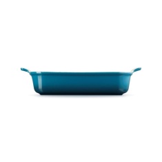 Le Creuset Heritage Deep Rectangular Dish 32cm Deep Teal