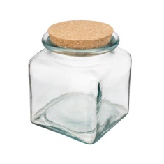 Captivate & Again Recycled Glass Storage Jar 1.1L